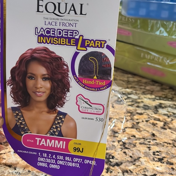 FREETRESS EQUAL WIG STYLE NAME:TAMMI Burgundy in Color - Picture 2 of 2